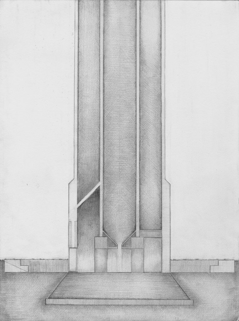 Heimatblick Zeichnung © Jochen Damian Fischer